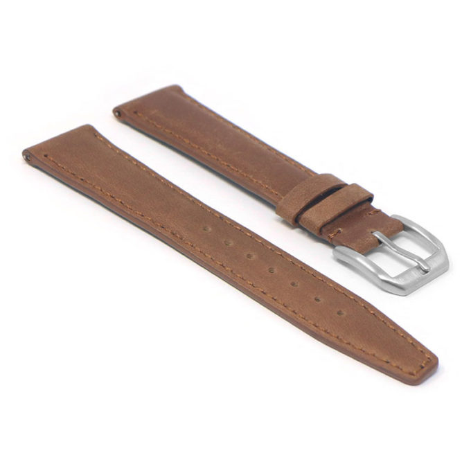 iw9.3 Angle Tan StrapsCo DASSARI Classic Vintage Leather Watch Band Quick Release Genuine Leather Watch Strap