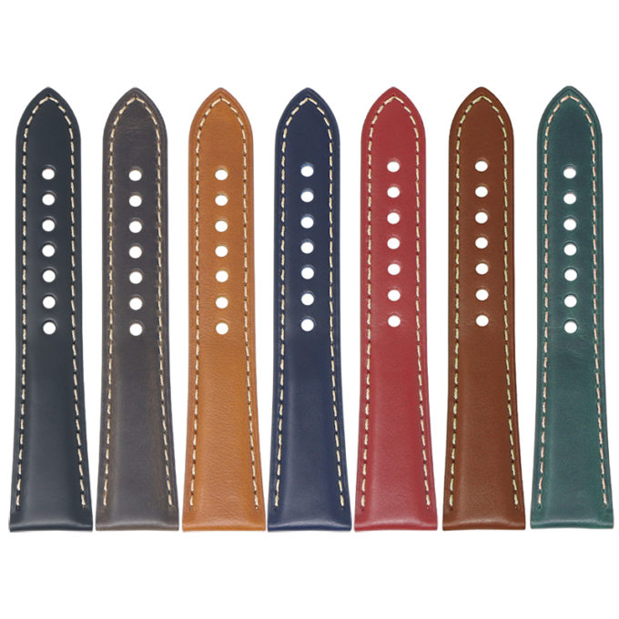 ks6 All Color StrapsCo Vintage Padded Genuine Leather Watch Band Strap