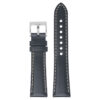 ks6.1 Main Black StrapsCo Vintage Padded Genuine Leather Watch Band Strap