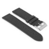 ks7.1 Angle Black StrapsCo DASSARI Flat Pebbled Leather Band Genuine Leather Watch Strap