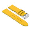 ks7.10 Angle Yellow StrapsCo DASSARI Flat Pebbled Leather Band Genuine Leather Watch Strap