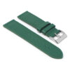 ks7.11 Angle Green StrapsCo DASSARI Flat Pebbled Leather Band Genuine Leather Watch Strap