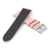 ks7.13 Cross Pink StrapsCo DASSARI Flat Pebbled Leather Band Genuine Leather Watch Strap