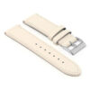 ks7.17 Angle Beige StrapsCo DASSARI Flat Pebbled Leather Band Genuine Leather Watch Strap