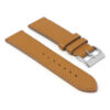 ks7.3 Angle Tan StrapsCo DASSARI Flat Pebbled Leather Band Genuine Leather Watch Strap