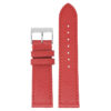 ks7.6 Main Red StrapsCo DASSARI Flat Pebbled Leather Band Genuine Leather Watch Strap