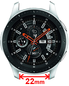 Samsung 46mm silver online watch