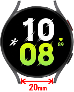 Samsung Galaxy Watch4 Strap Size & Lug Width