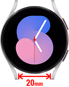 Samsung galaxy watch 2025 active strap size