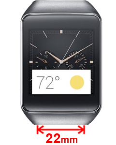 Samsung Gear Live Strap Size & Lug Width