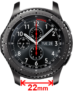 Samsung Gear S3 Frontier Strap Size & Lug Width