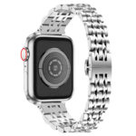 a.m22 Back Silver StrapsCo Slim Stainless Steel Bracelet for Apple Watch