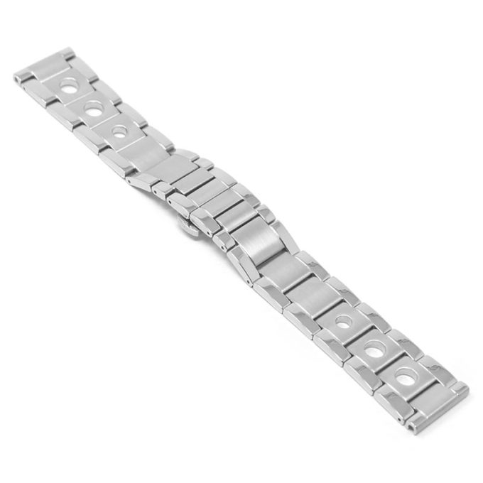 m15.ss Angle Silver StrapsCo Stainless Steel Rally Bracelet Watch Band Strap