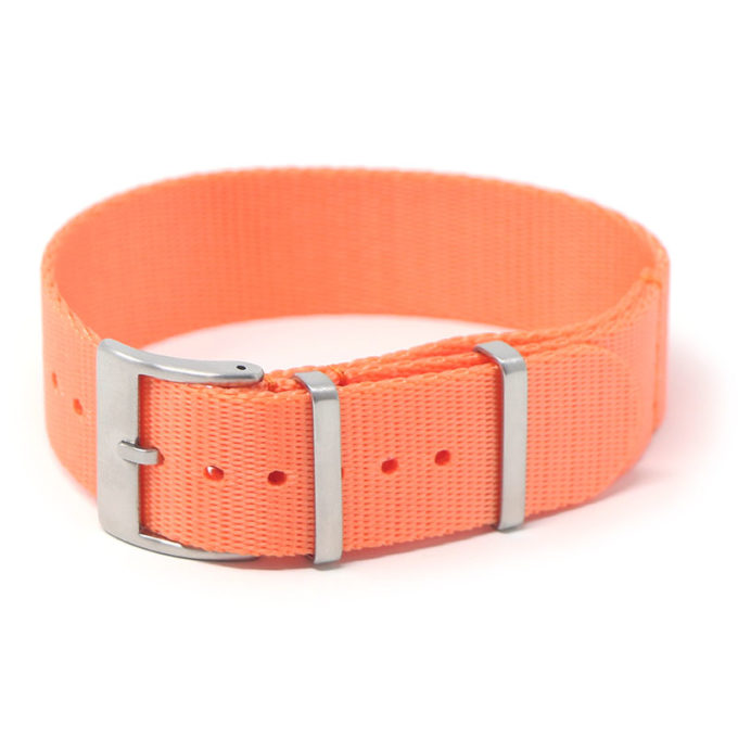 Red Single Pass Seatbelt Watch Strap