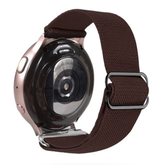 s.ny8.2 Main Brown StrapsCo Elastic Nylon Strap For Samsung Galaxy Watch, Active, Classic, and Gear