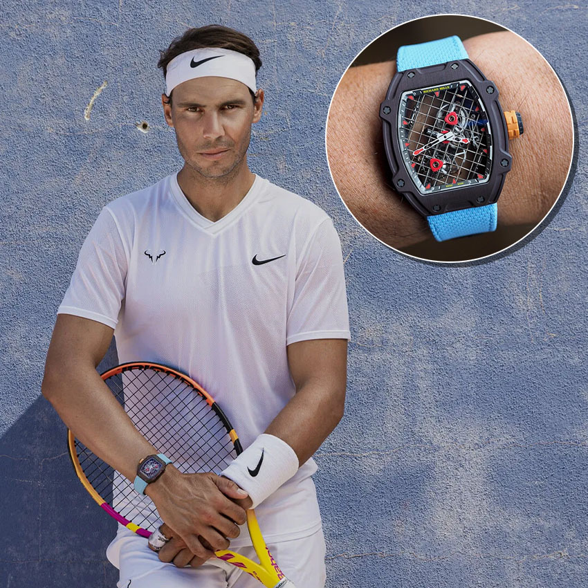 watches of the 2022 us open tennis players rafael nadal richard mille rm 27 04
