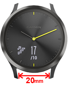 Garmin vivomove size online