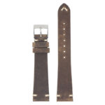 ds17.2 Up Dark Brown DASSARI Distressed Leather Watch Band Strap