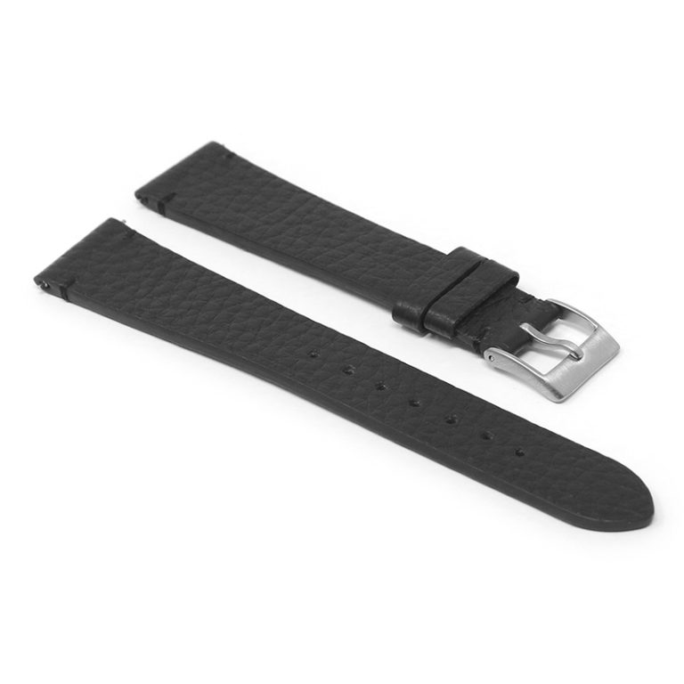 Tapered Pebbled Leather Strap By DASSARI StrapsCo