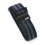 nt6.1.7 Main Black & Grey Matte StrapsCo Elastic Nylon NATO Watch Band Strap 20mm 22mm