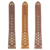 ra10 All Colors DASSARI Distressed Perforated Leather Watch Band Strap 20mm
