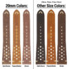 ra10 All Colors compared DASSARI Distressed Perforated Leather Watch Band Strap 20mm
