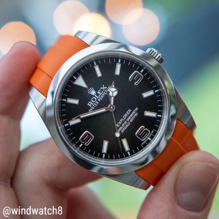 DASSARI FKM Rubber Strap For Rolex StrapsCo