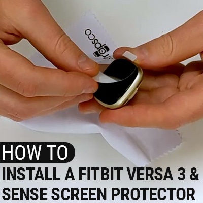 Fitbit Versa 3 Screen Protector Install Guide Thumbnail