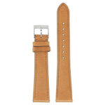 ds30.9 Main Tan DASSARI Classic Stitched Leather Watch Band Strap Quick Release 18mm 19mm 20mm 21mm 22mm