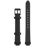 fb.l40.1.mb Up Black (Black Buckle) StrapsCo Slim Leather Watch Band Strap for Fitbit Inspire 2