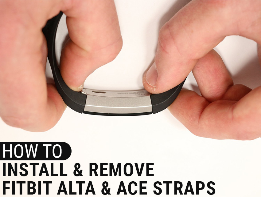 How to Install & Remove Fitbit Alta & Ace Straps