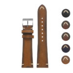 ds10.10 Gallery Tan Vintage Leather Watch Band Strap