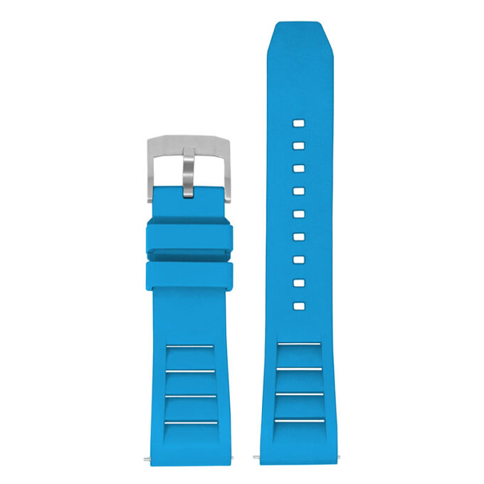 fk13.5a main Baby Blue Dassari Vented FKM Rubber Watch Band Strap 20mm 22mm