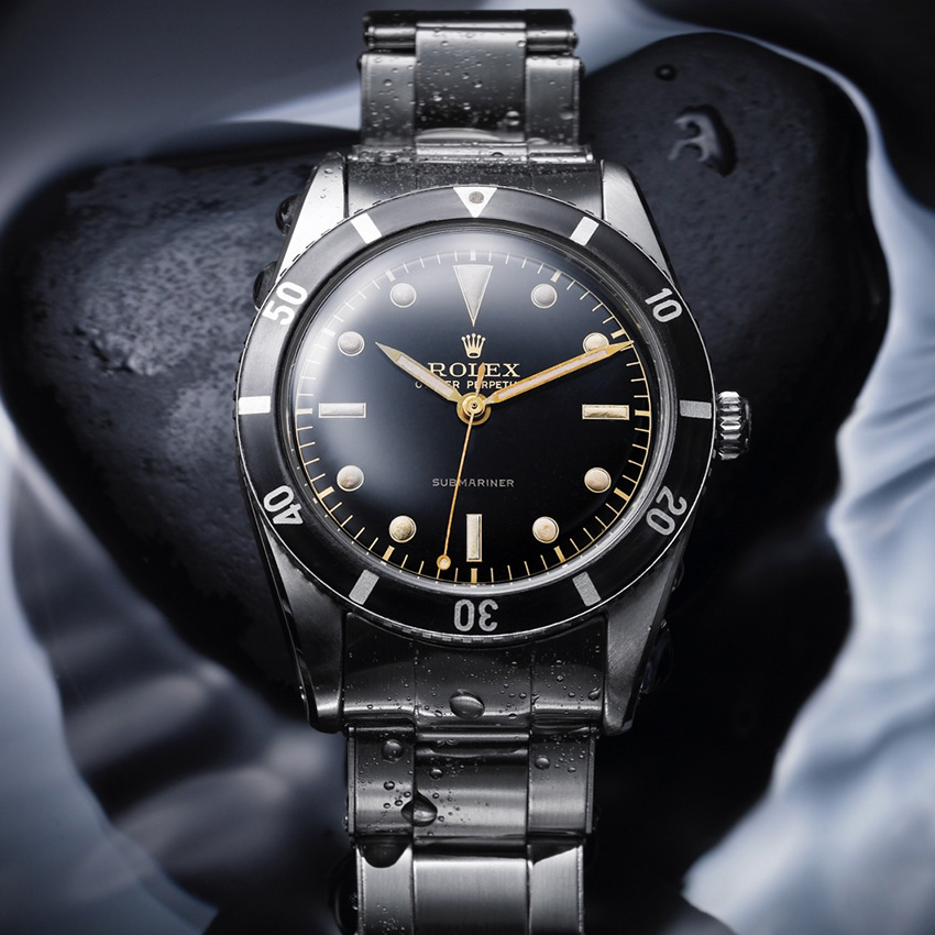 history_&_evolution_of_rolex_submariner_1953_earlierst_reference_no_crown_guard