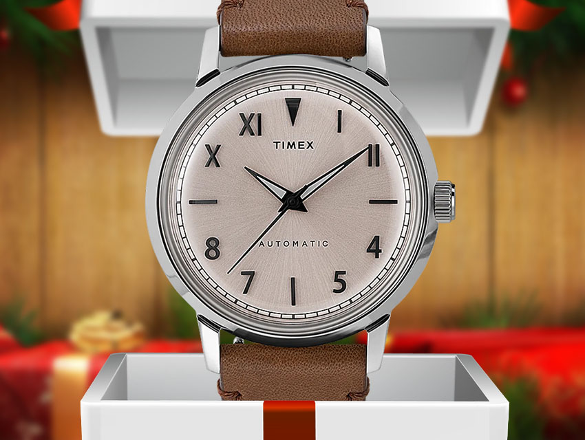 top affordable watches to gift for the holidays timex marlin automatic california dial