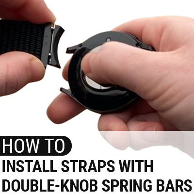 How to Install Straps with Double Knob Spring Bars Thumbnail