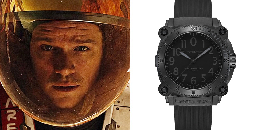 affordable watches worn by celebrities matt damon the martian hamilton belowzero