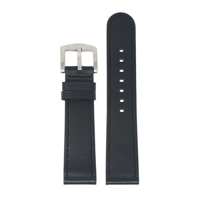 sm.l1 Black main DASSARI Leather Strap for Samsung Galaxy Watch 46mm