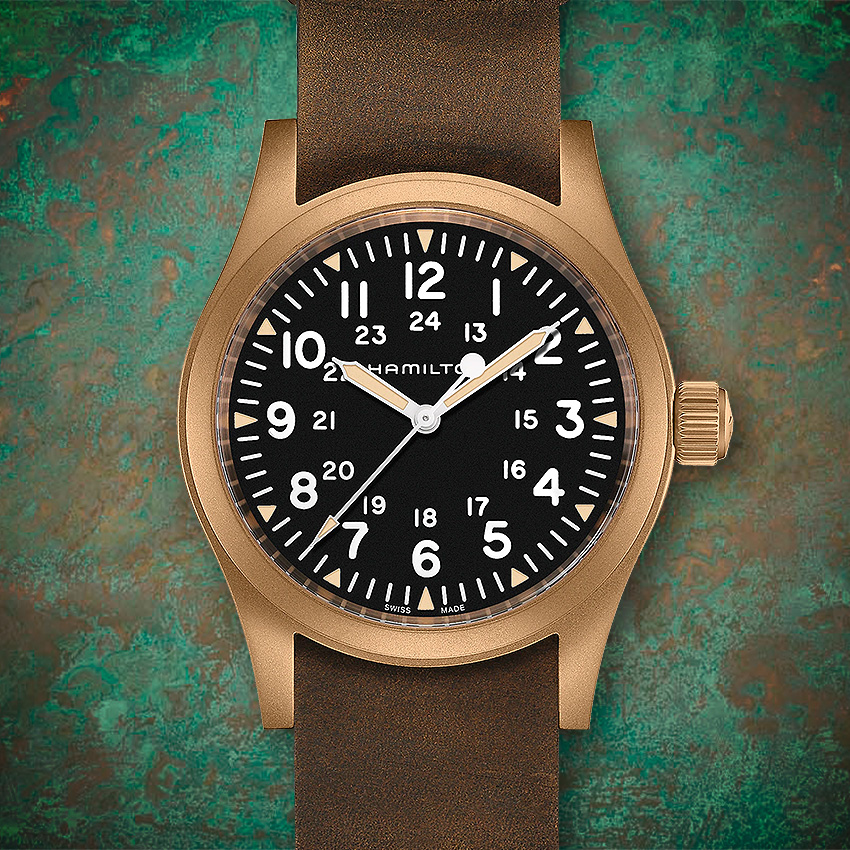 the best bronze watches hamilton khaki field mechanical bronze