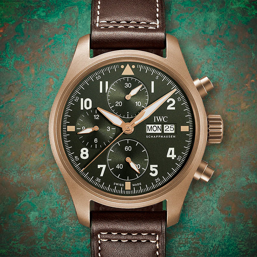 the best bronze watches iwc pilots watch chonograph spitfire