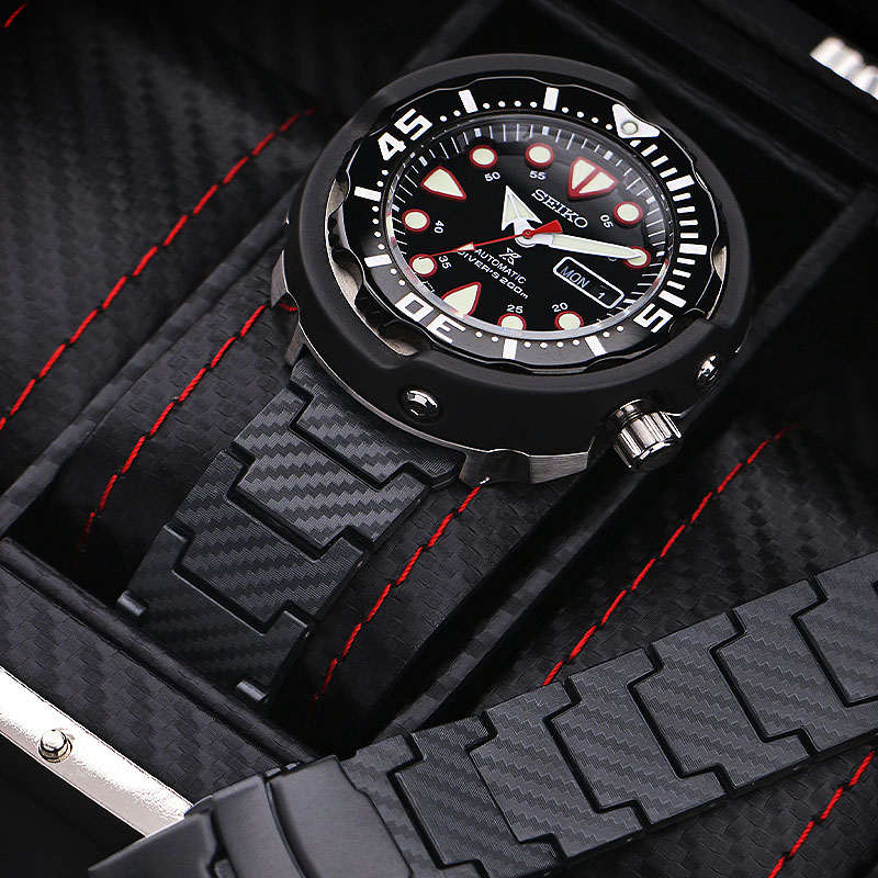 Carbon fiber watch discount band