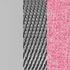 White, Silver, Coral Pink