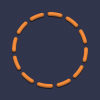 Navy Blue & Orange