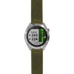 g.aS40.st29 Main Green StrapsCo Heavy Duty Suede Watch Strap 20mm