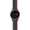 g.d2a.st23 Main Black & Red StrapsCo Heavy Duty Mens Leather Watch Band Strap 20mm