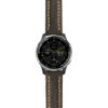 g.d2a.st23 Main Black & White StrapsCo Heavy Duty Mens Leather Watch Band Strap 20mm