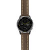 g.d2a.st23 Main Brown & White StrapsCo Heavy Duty Mens Leather Watch Band Strap 20mm
