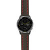 g.d2a.st25 Main Black & Red StrapsCo Heavy Duty Carbon Fiber Watch Strap 20mm