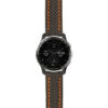 g.dax10.st25 Main Black & Orange StrapsCo Heavy Duty Carbon Fiber Watch Strap 20mm