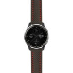 g.dax10.st25 Main Black & Red StrapsCo Heavy Duty Carbon Fiber Watch Strap 20mm